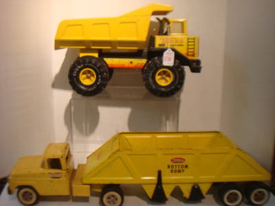 TONKA Dump Truck and Bottom Dump Truck: