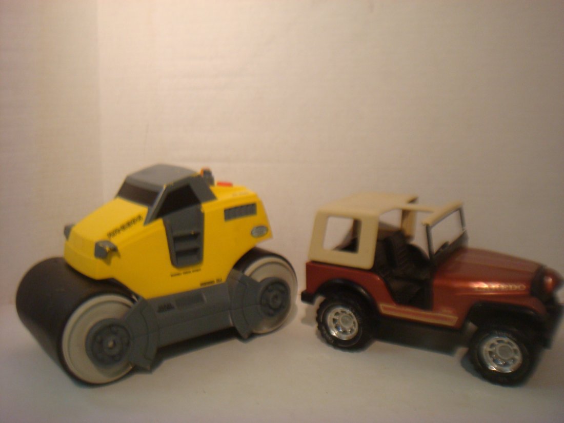 TONKA Jeep and LITTLE TYKES Rugged Riggz Steam Roller: (1 of 4)