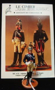54mm Model Soldier by Bruno Leibovitz, "KRASINSKI":: 54mm Model Soldier by Bruno Leibovitz, "KRASINSKI": Hand painted Model of Colonel des Lanciers Polonais de la Garde. From Leibovitz Series "LE CIMER" Excellent Condition and Painting with Painting