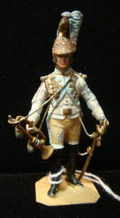 54mm Model Soldier "NAPALEONIC DRAGOON TRUMPTER":: 54mm Model Soldier "NAPALEONIC DRAGOON TRUMPTER": Hand painted Model of Trumpeter from One of Napoleon's Dragoon Regiments. By CHARLES STADDEN a Foremost English Model Soldier Maker ( -2002) Some