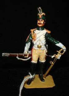 54mm Model Soldier, Chas Stadden "NAPALEONIC DRAGOON":: 54mm Model Soldier, Chas Stadden "NAPALEONIC DRAGOON": Hand painted Model of Dragoon from One of Napoleon's Dragoon Regiments. By CHARLES STADDEN a Foremost English Model Soldier Maker ( -2002)