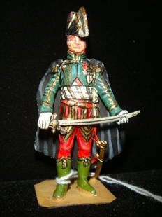 54mm Model Soldier, Chas Stadden "NAPOLEONIC MARSHALL": 54mm Model Soldier, Chas Stadden "NAPOLEONIC MARSHALL" Hand painted Model of one of Napoleon's Marshall Ready for Your Next Table Top War. By CHARLES STADDEN a Foremost English Model Soldier Maker ( 