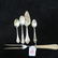 Assorted Sterling Silver Flatware, Thimble, Card Case: - 5
