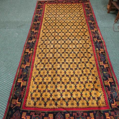 Woven Wool Iranian Rug: (1 of 3)