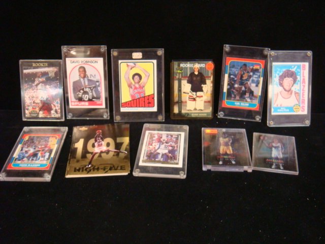 Sports Cards; MANON RHEAUME & DR J.(ABA) Rookie Cards: (1 of 4)