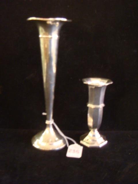 Two Sterling Silver Vases: (1 of 5)
