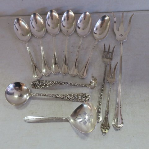 Assorted Sterling Silver Flatware: (1 of 3)