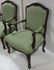 Pair of MILES TALBOTT Green Upholstered Armchairs: - 3