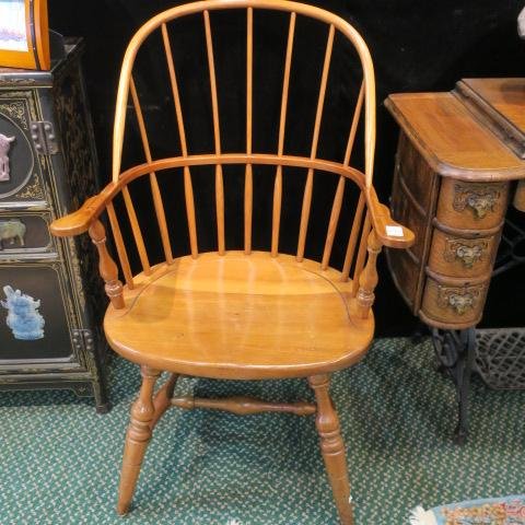 LEOPOLD STICKLEY 1958 Windsor Arm Chair: (1 of 5)