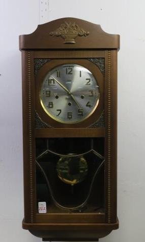 Anker Germany Westminster Wall Clock W Key Pendulum Oct 16 2016 Phoebus Auction Gallery In Va