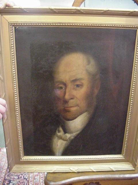 Limner Artist Portrait of John Bright Oil on Canva: 510. Limner Artist Portrait of John Bright Oil on Canvas: Influential British Statesman and Orator, 1811-1899. 16 1/2" X 20". Has Been Reframed in 3" Gold Frame. Age Cracks and Varnished. Buyers are r