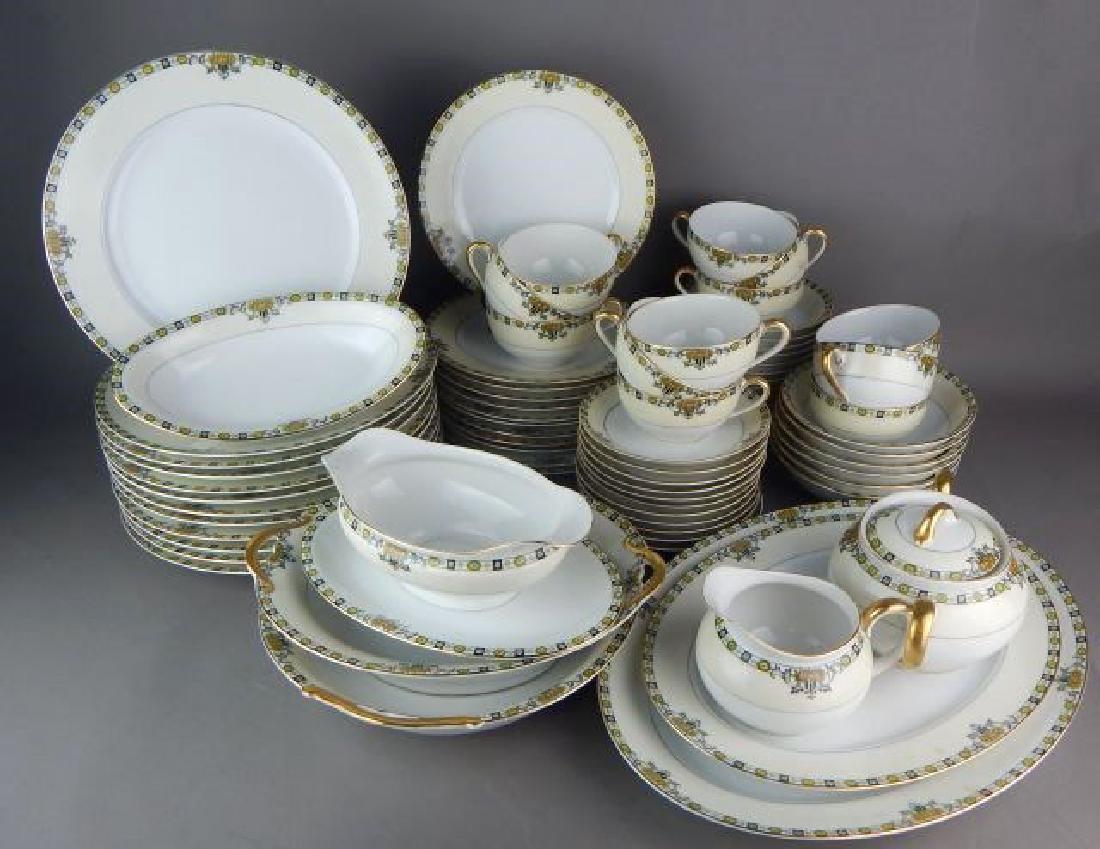 Noritake China 73 Pieces "Anaconda" Dinner Set (1 of 5)