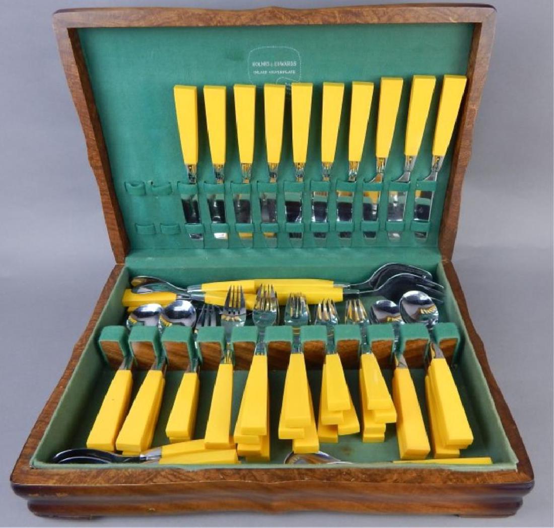 Set of Yellow Lucite Flatware (1 of 3)