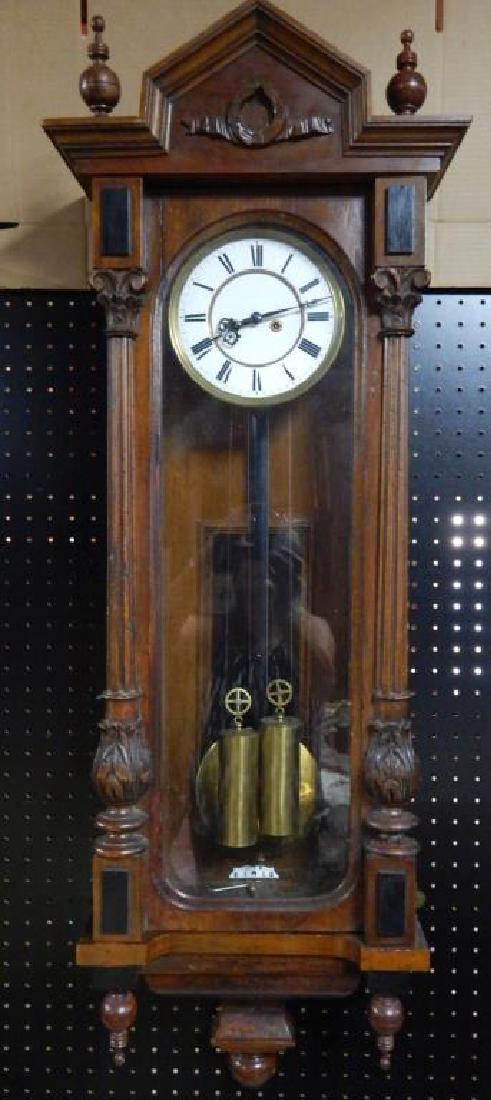 1850's French 2 Weight 8-Day Clock (1 of 7)