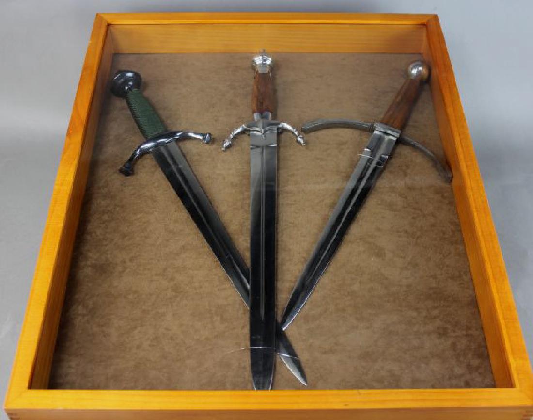 Three Daggers in Display Case (1 of 5)