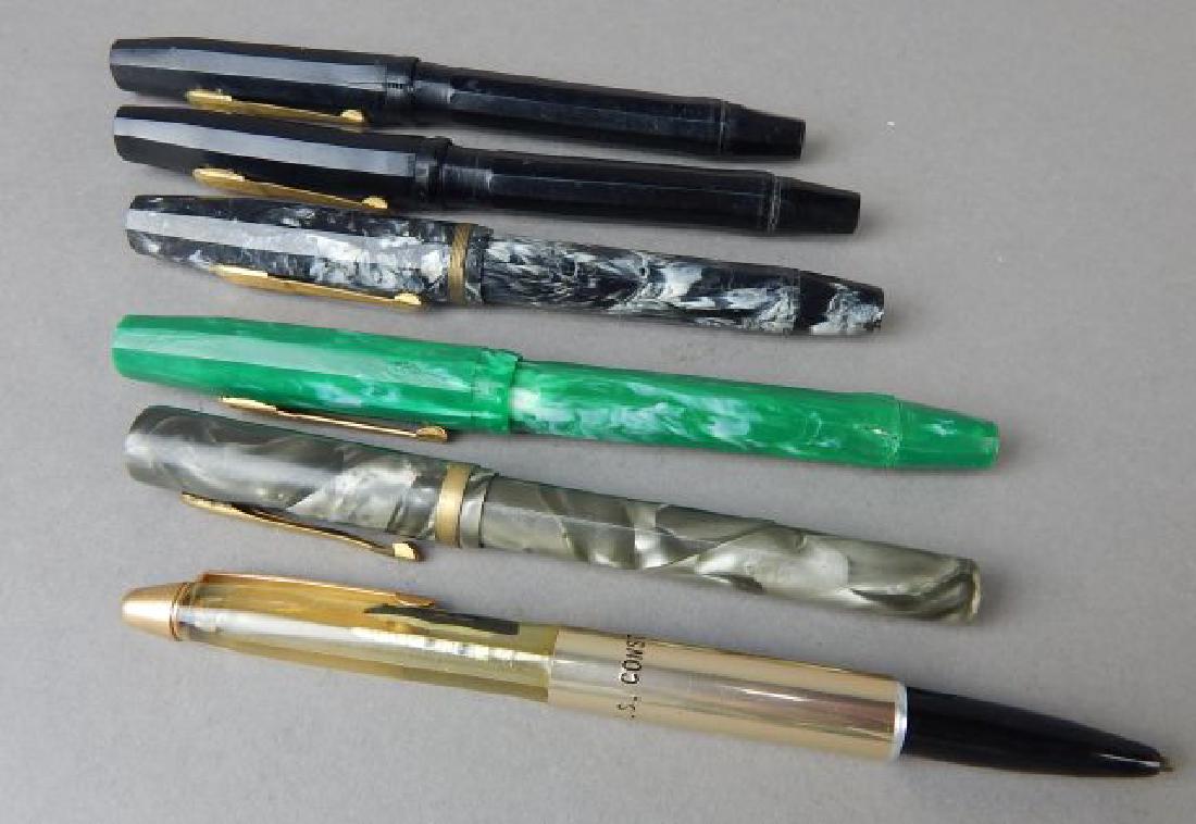 Five Old Fountain Pens (1 of 2)
