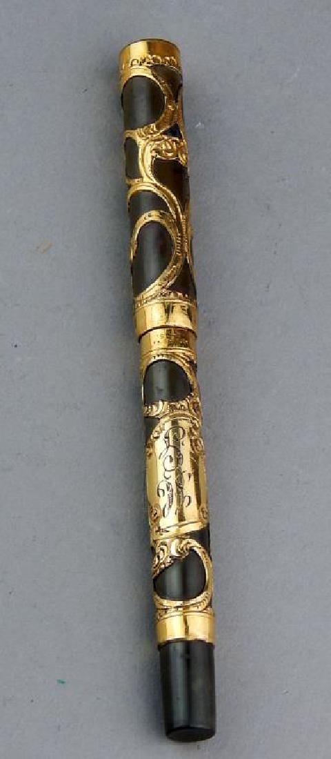 Parker Lucky Curve Ladies Gold Filigree Ink Pen (1 of 5)