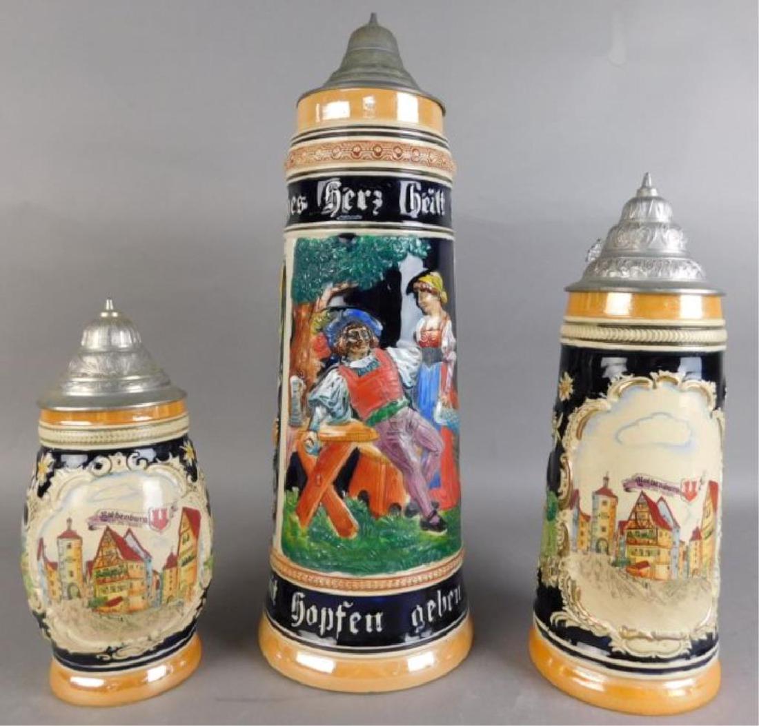Three German Beer Steins (1 of 10)
