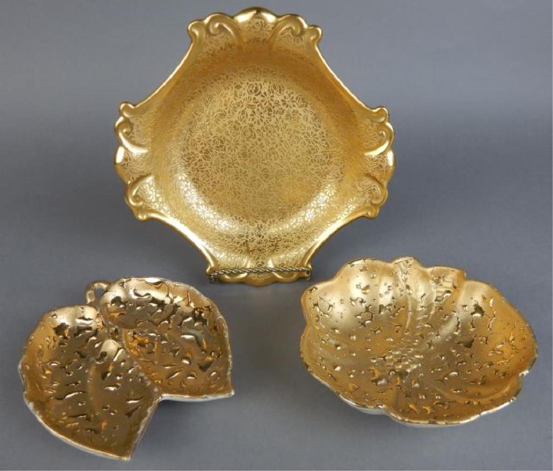 22k Gold Leaf Accent Dishes (1 of 7)
