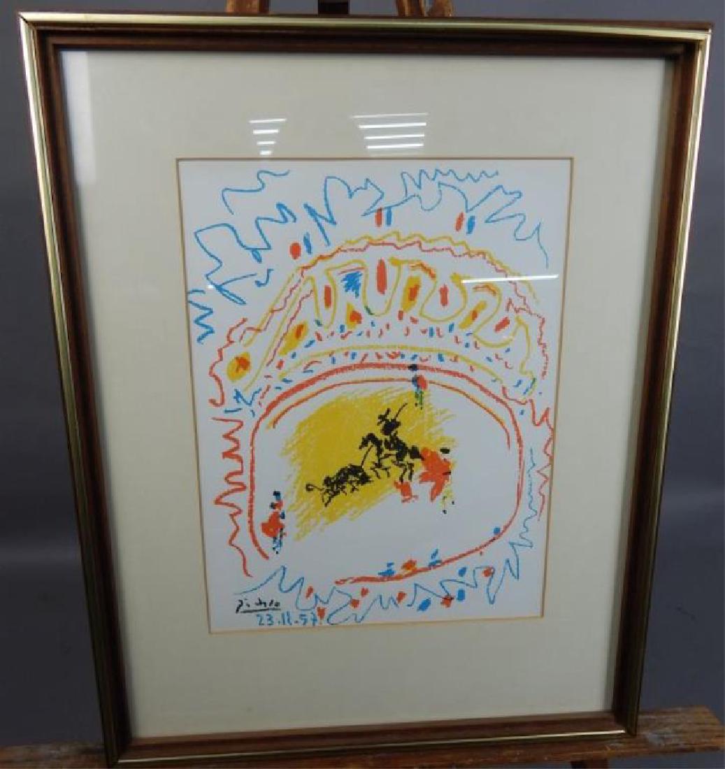 Picasso Original Color Lithograph Signed in Stone (1 of 6)