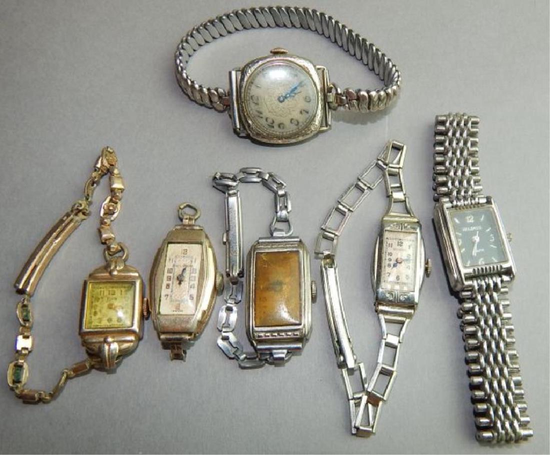 Six Elgin, Bulova, Illinois & Heibros Watches: Estimate $300 - $400. Starting bid 420.