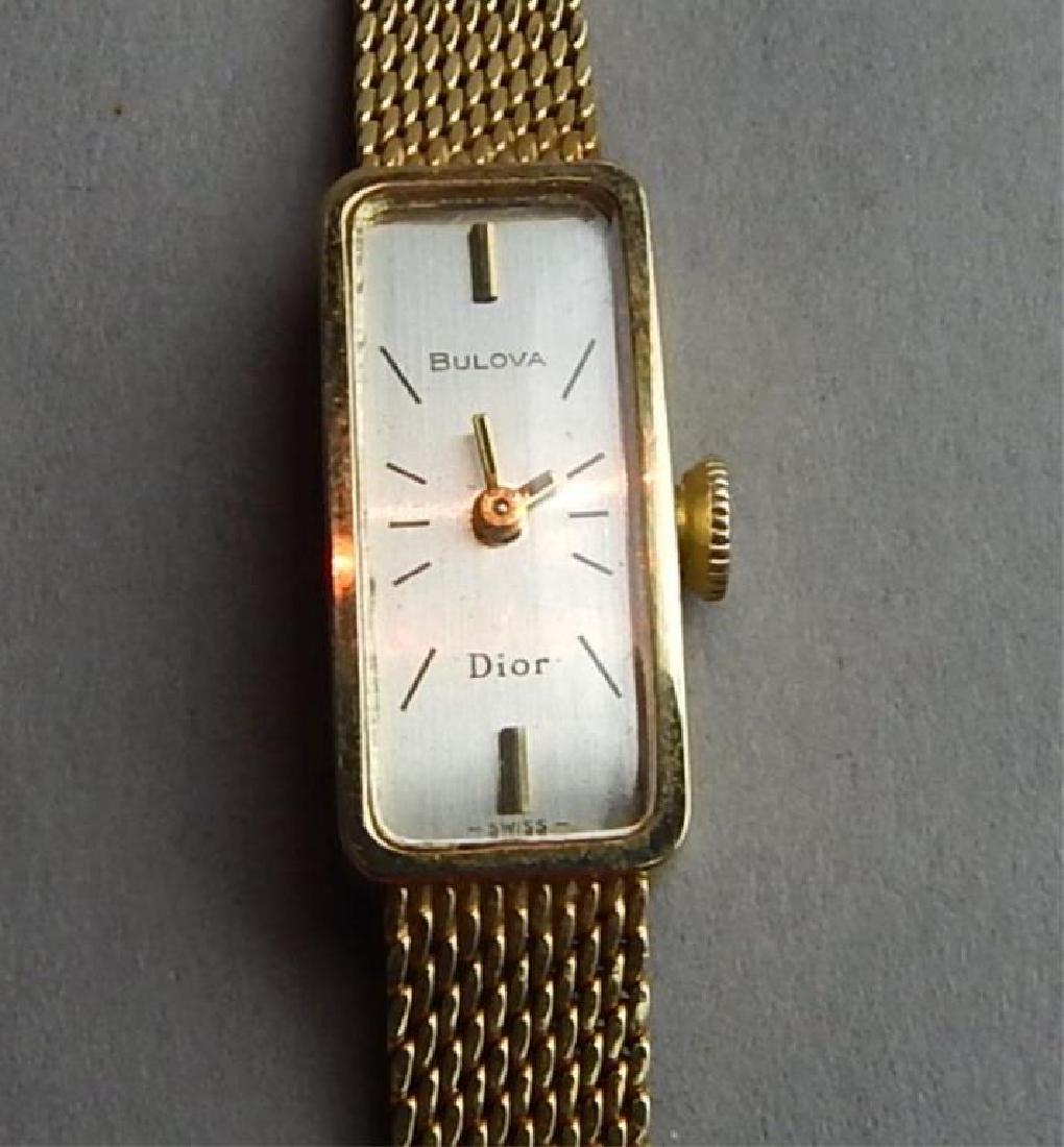 14K Gold Bulova Ladies Watch: Estimate $400 - $500. Starting bid $30.