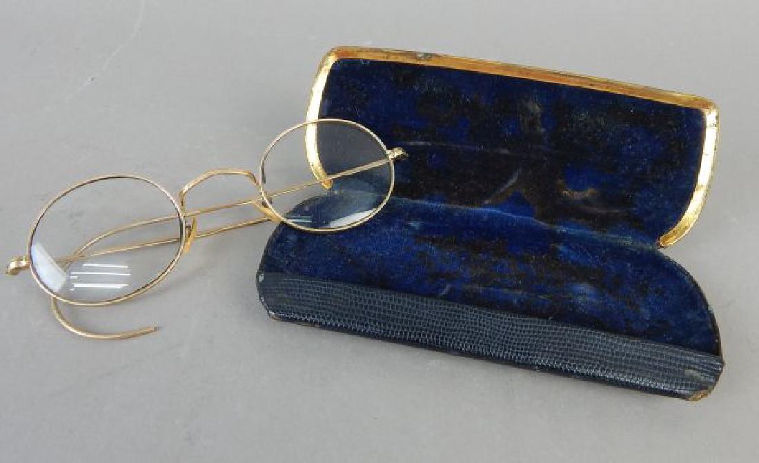 12K Gold Framed Bifocals: In original case. Estimate $100 - $200. Starting bid $20.