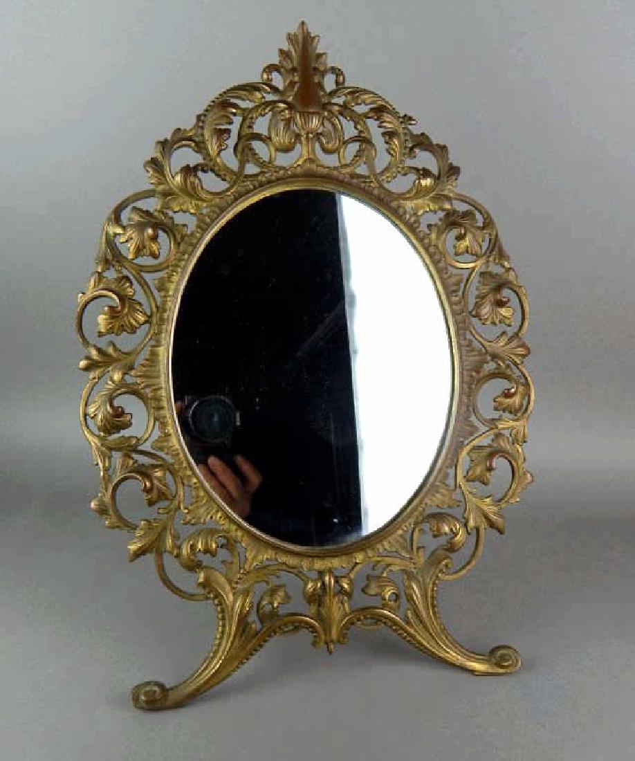 Vintage Table Top Vanity Mirror (1 of 3)