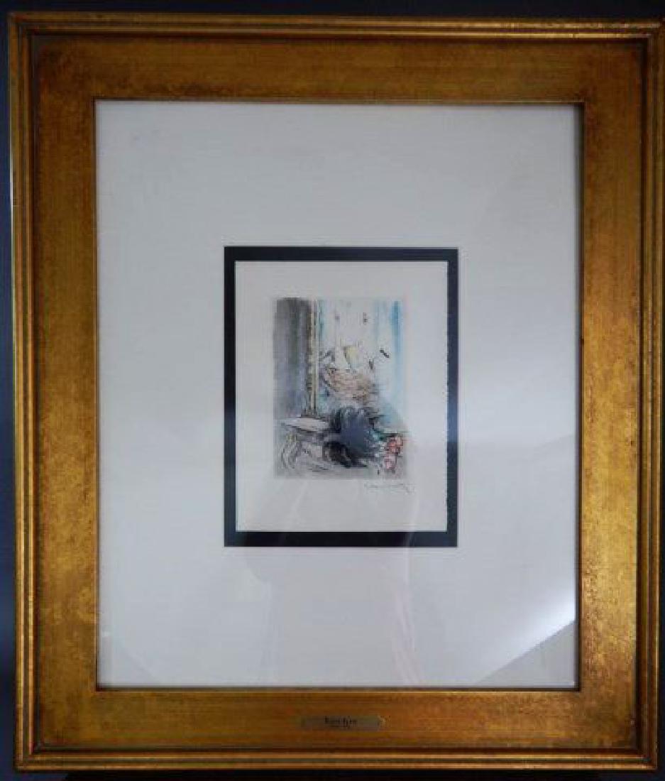 Louis Icart "Dive In" Copper Plate Etching (1 of 4)