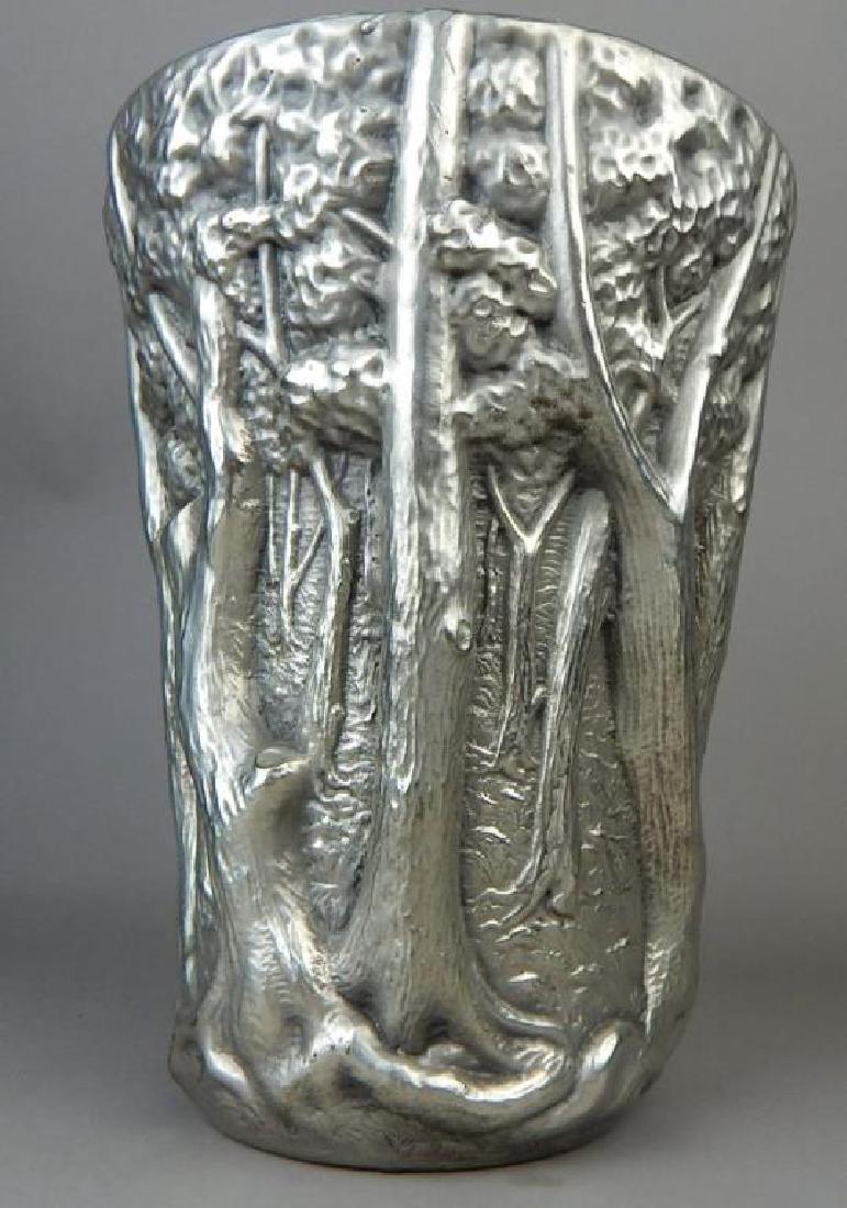 Art Nouveau Style Bronze Tree Design Vase (1 of 6)