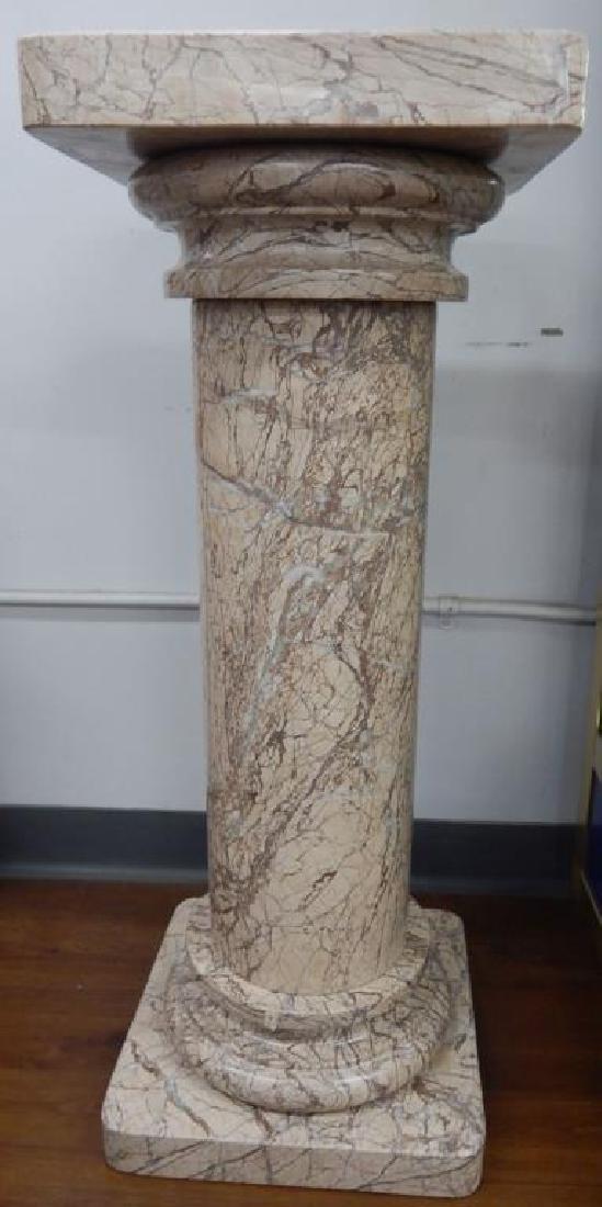 Large Marble Pedestal (1 of 5)