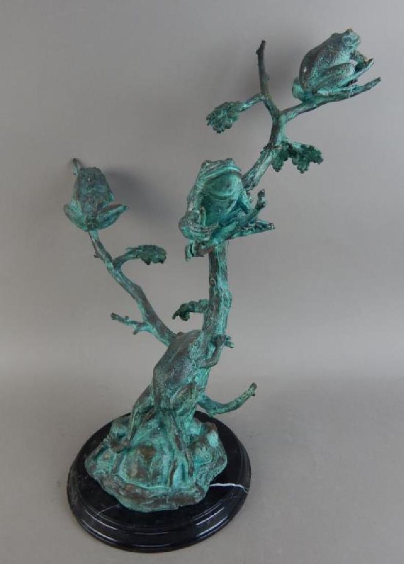 Lake Geneva Style Bronze Frog Sculpture (1 of 6)