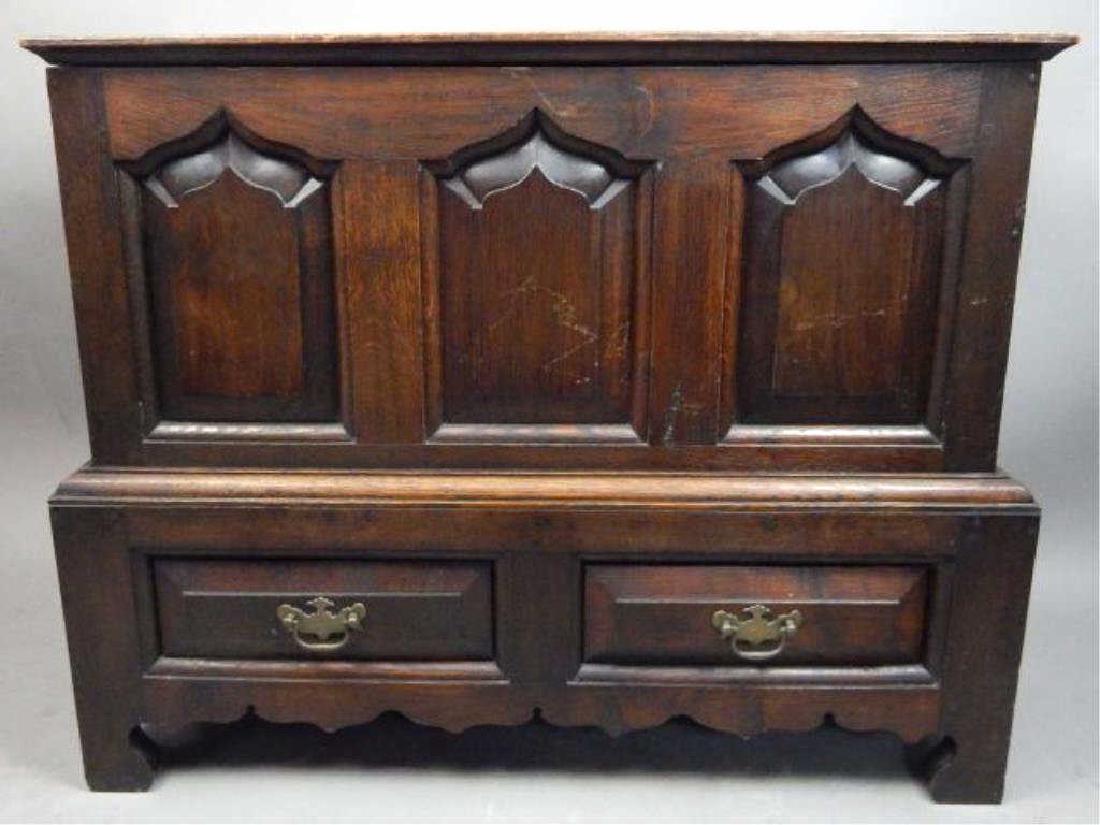 Antique Italian Wooden Hope Chest (1 of 5)