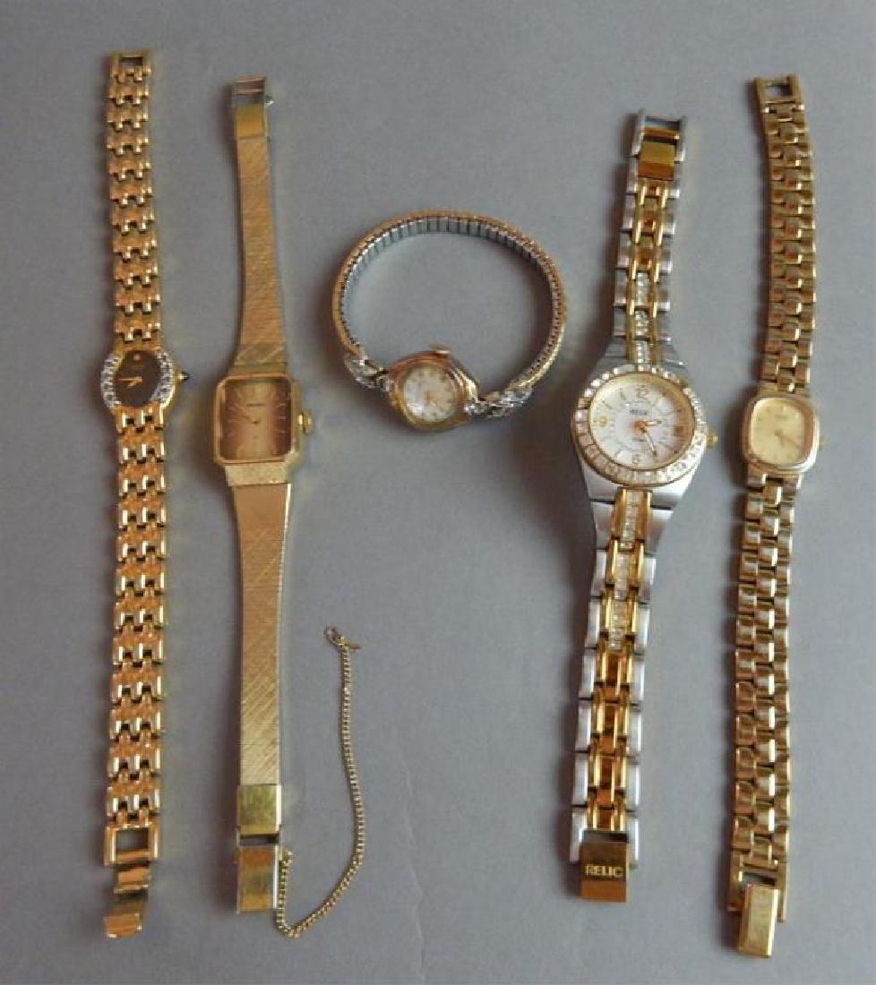 Collection of Three Seiko and Two Fashion Watches (1 of 7)