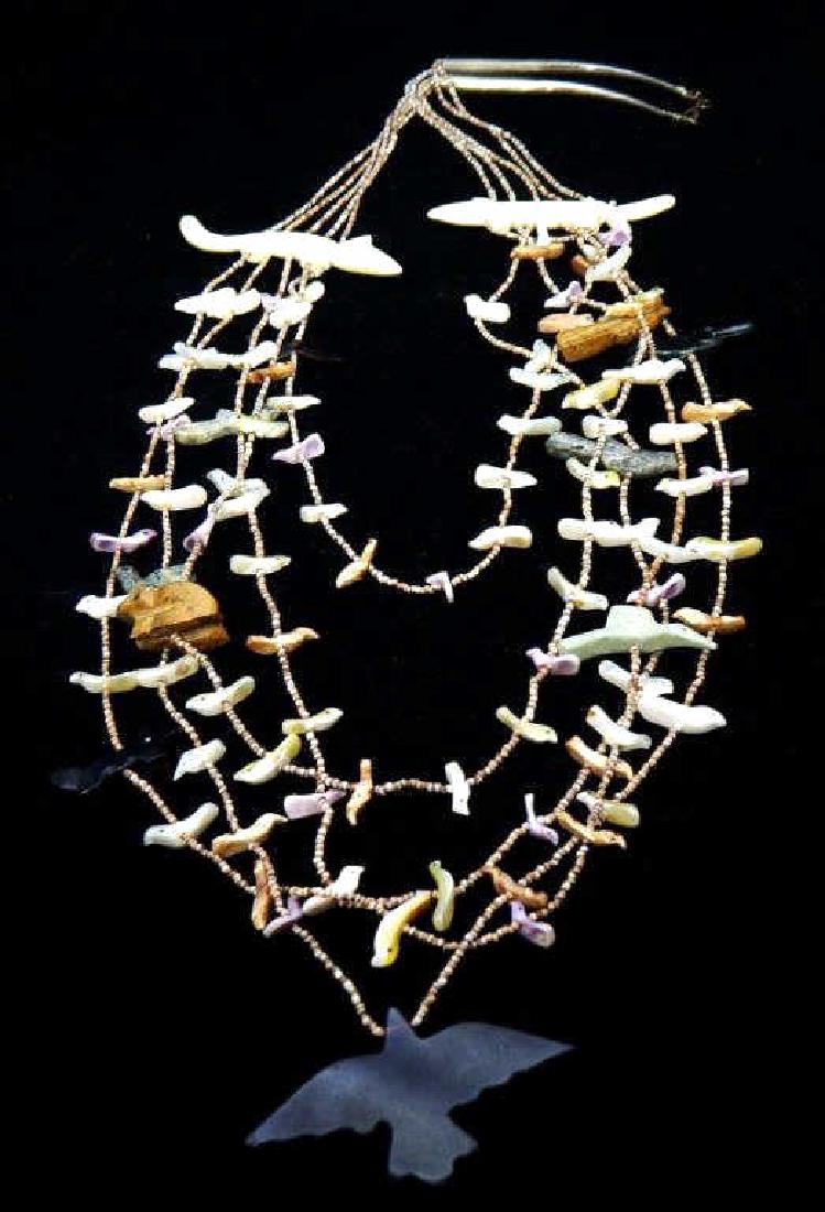 Native American Carved Fetish Necklace (1 of 4)