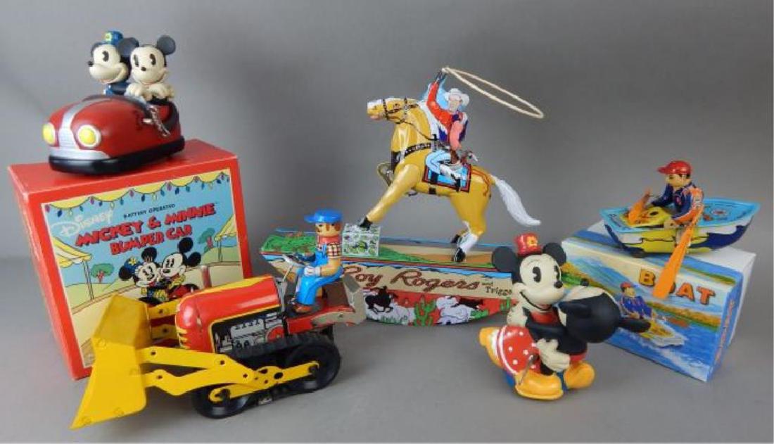 Collection of Five Tin and Rubber Toys (1 of 10)