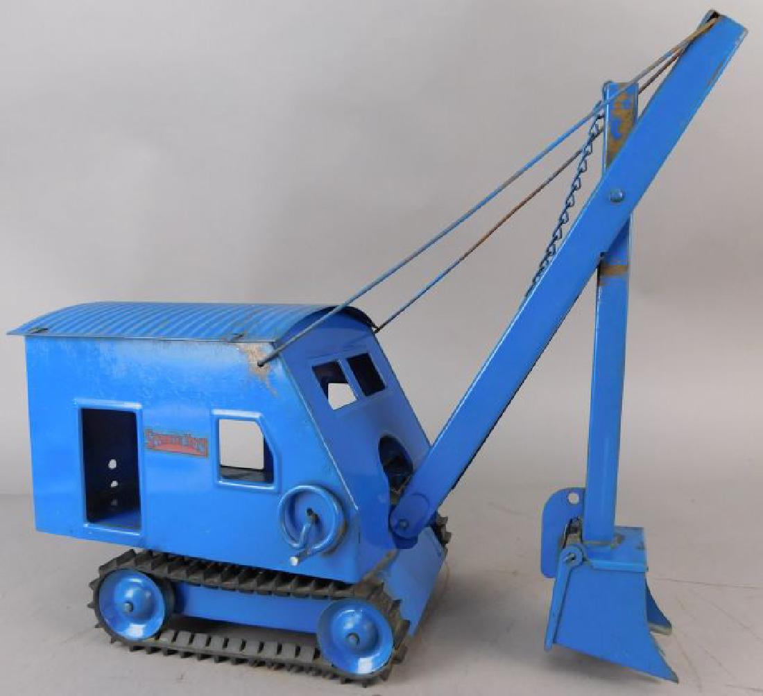 Structo Metal Blue Steam Shovel (1 of 7)