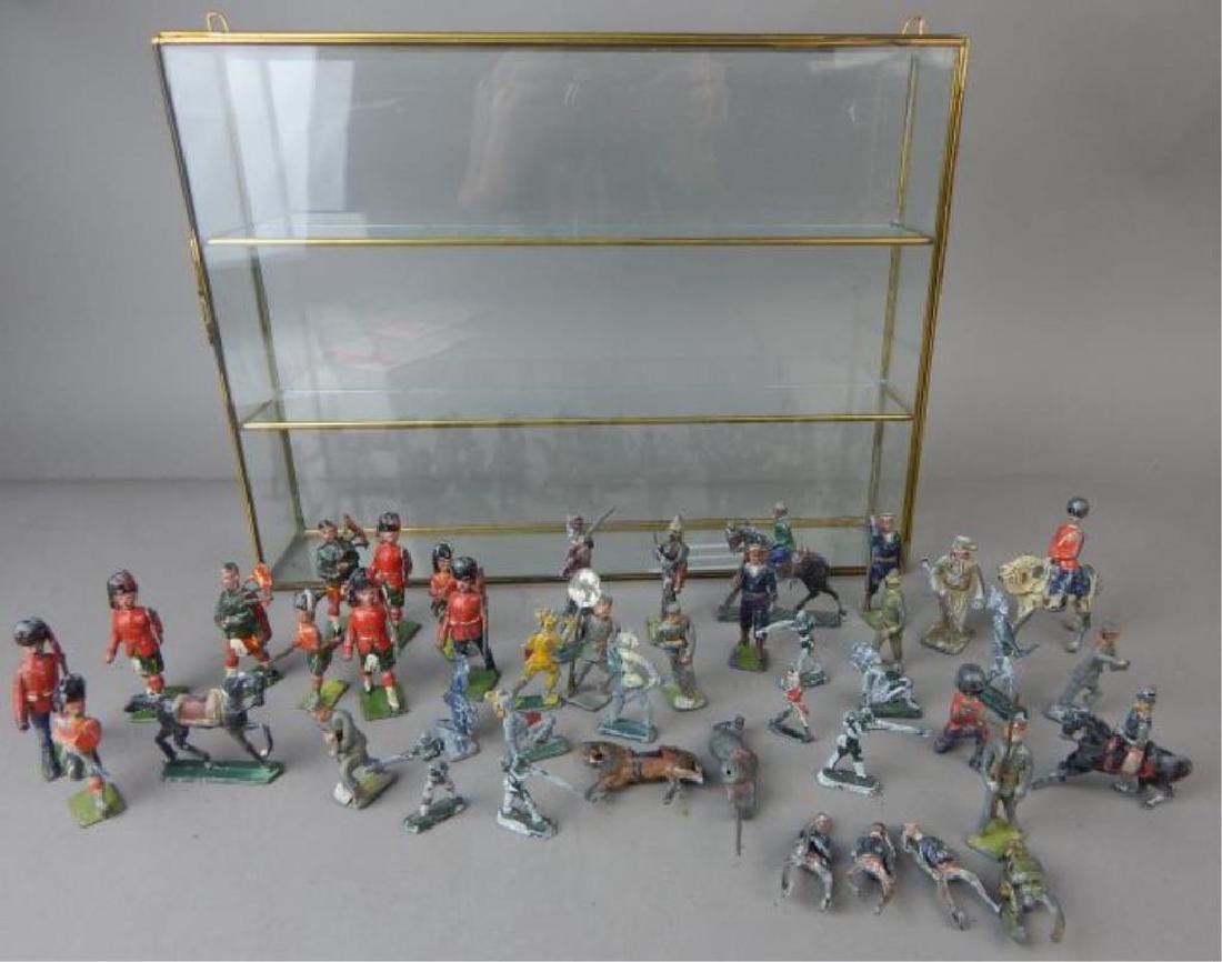 Glass Case with Lead Minitures (1 of 4)