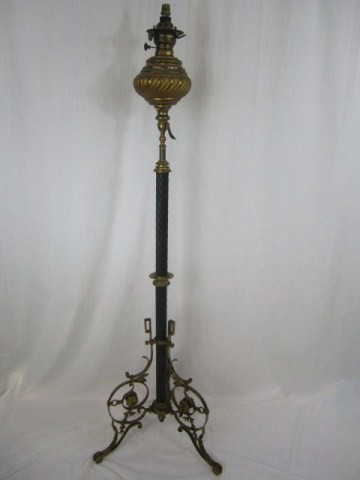 78 A31 8 Antique Piano Floor Lamp