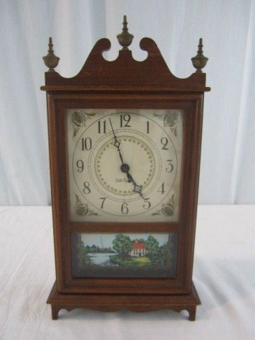 A3-39 SETH THOMAS CLOCK: Measures 15" tall.
