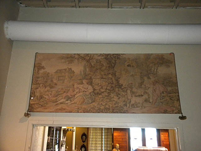 (T1161) ITALIAN ANTIQUE TAPESTRY: Circa 1920. In good condition.