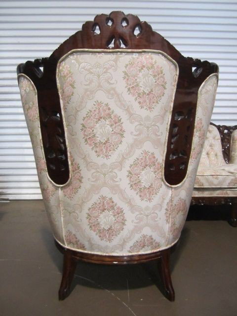 C11-1 CARVED SOFA, LOVESEAT & CHAIR SET - 5