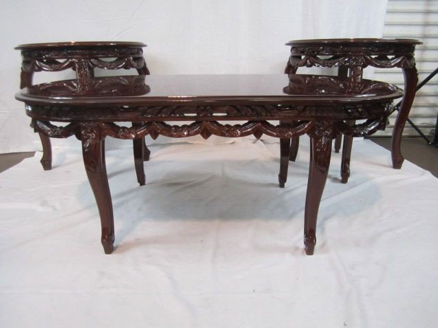 C11-11 COFFEE TABLE & TWO END TABLES