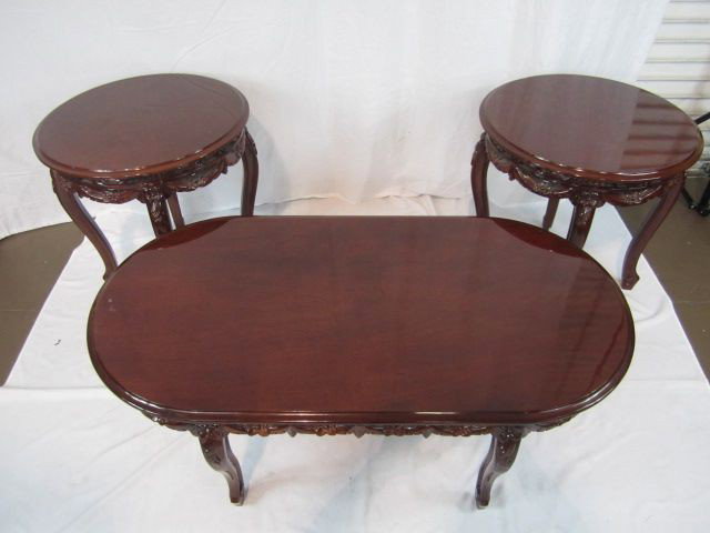C11-11 COFFEE TABLE & TWO END TABLES - 2