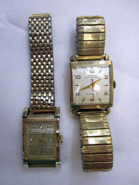 C78-15 ELGIN SELF WINDING & BULOVA WATCHES: Estimate $100 - $300