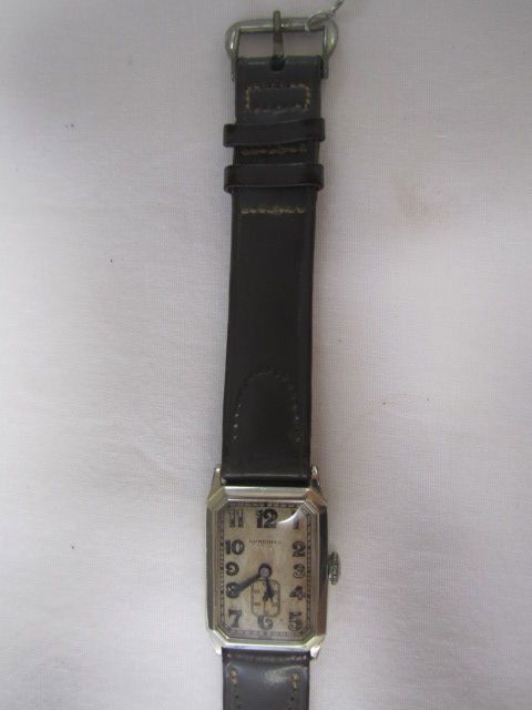 D68-5 LONGINES WHITE GOLD FILLED: Estimate $100 - $200