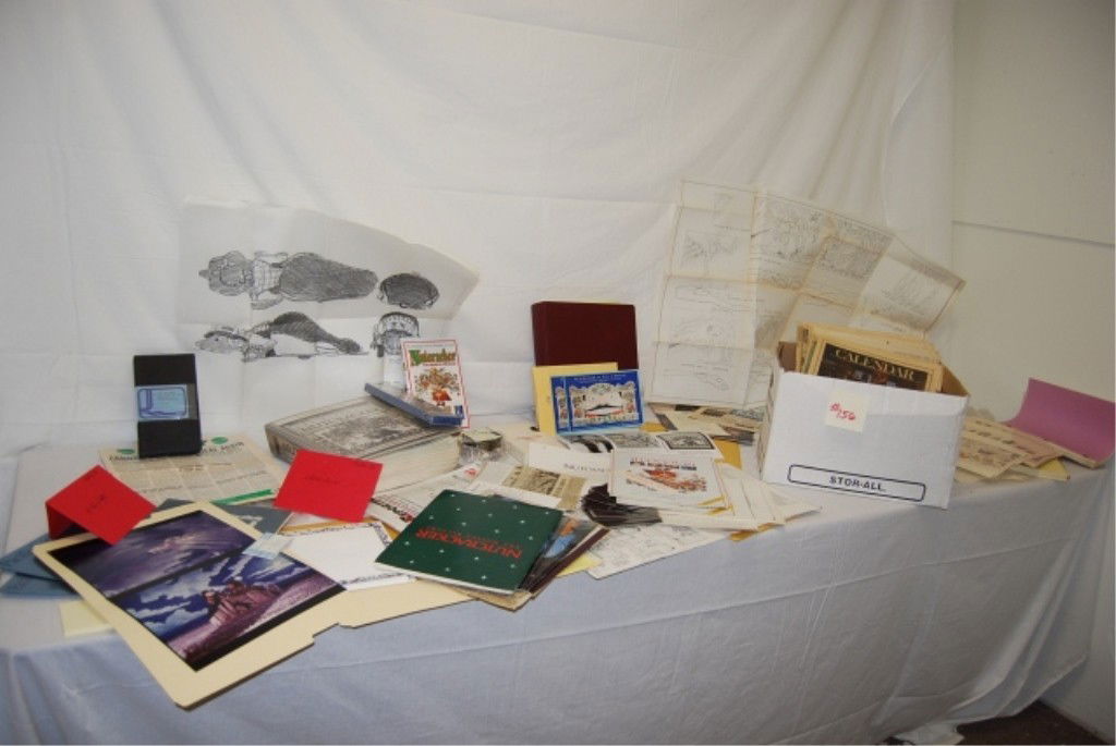 1986 THE NUTCRACKER BALLET ARCHIVE: Includes Production Storyboards, 3 VHS videos, archive materials relating to Maurice Sendak who designed the production.