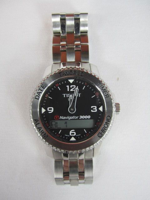 C78-17 TISSOT NAVIGATOR 3000 WATCH: Includes original instruction manual. Estimate $100 - $300