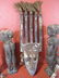 352: C79-2 "REPLICA" SHRUNKEN HEAD & 6 AFRICAN FIGURES - 3