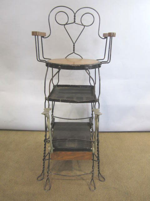 7 VINTAGE SHOE SHINE CHAIR H93-7 VINTAGE SHOE SHINE CHAIR - 7 VINTAGE SHOE SHINE CHAIR
